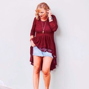 High-low tunic